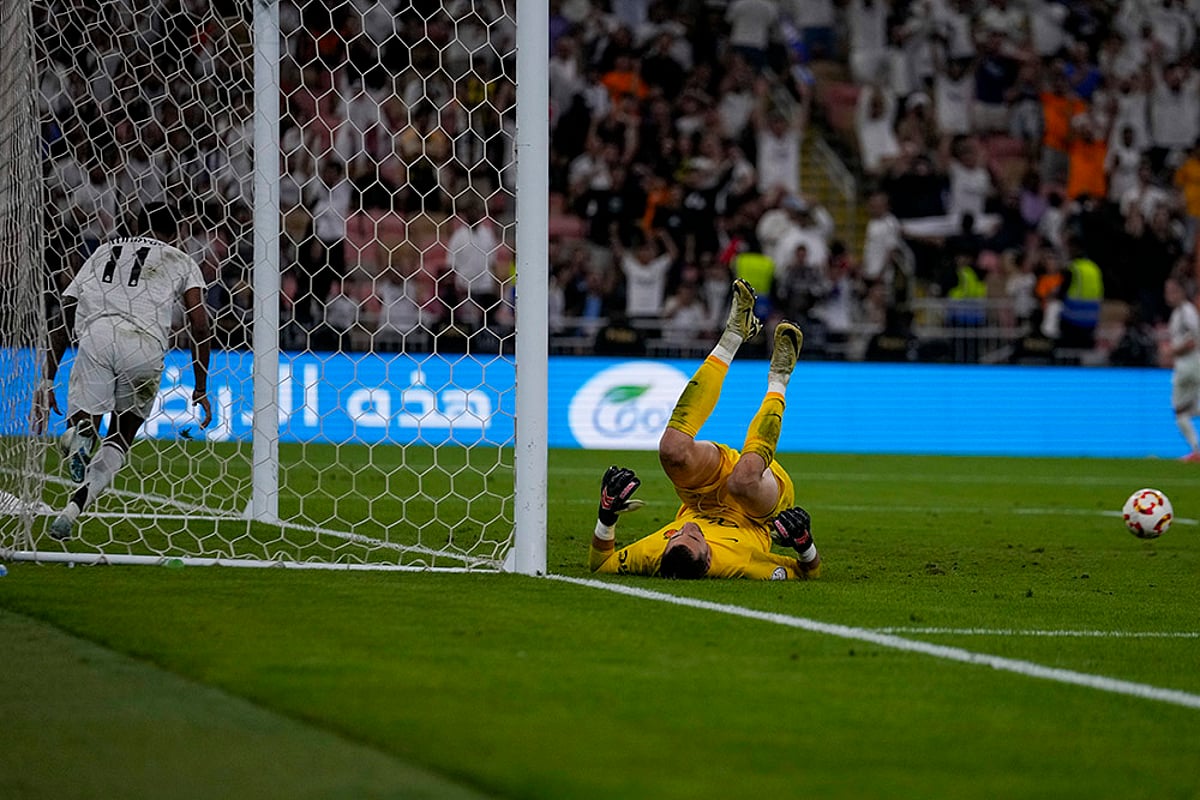 Real Madrid vs Mallorca Spanish Super Cup semifinal match in Saudi photo: Rodrygo