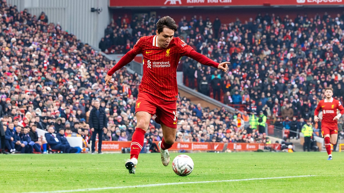 Federico Chiesa in action for Liverpool against Accrington Stanley