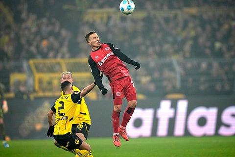 Bundesliga Soccer Match: Borussia Dortmund vs Bayer Leverkusen