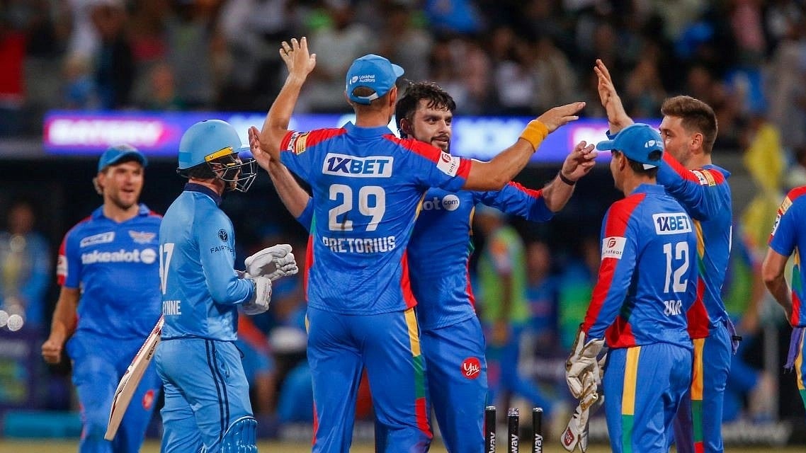 SA20 website : Action from match 2 of SA20 between Durban's Super Giants and Pretoria Capitals. 