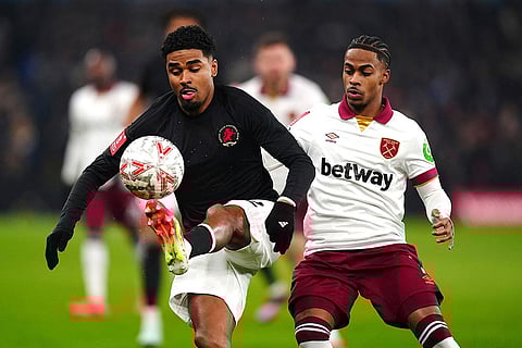 Britain Soccer FA Cup: West Ham United vs Aston Villa