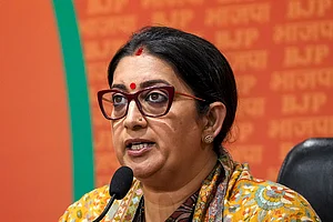 | Photo: PTI/Atul Yadav : Smriti Irani PC