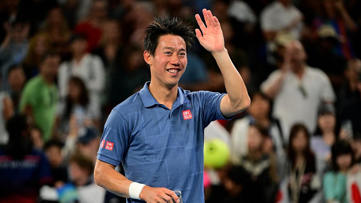 Kei Nishikori stunned the crowd in Melbourne.