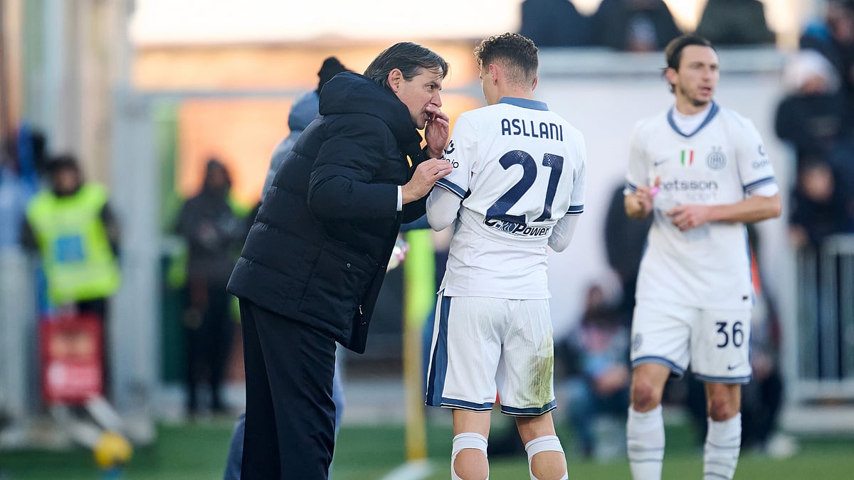 Simone Inzaghi during Inter's 1-0 win over Venezia.