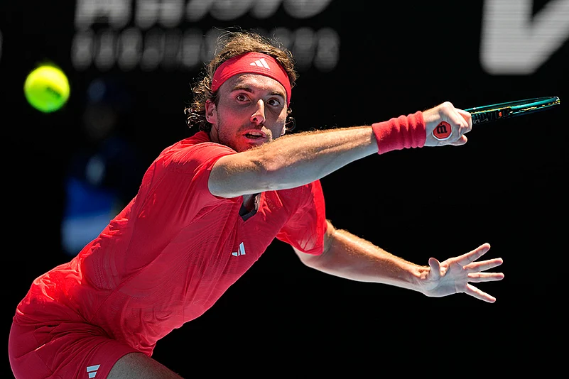 Australian Open tennis Championship photo: Alex Michelsen vs Stefanos Tsitsipas_2