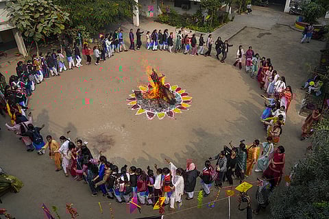 Lohri festival in Lucknow