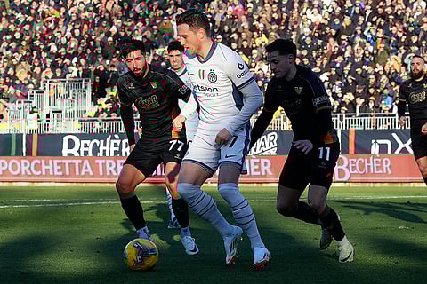 Serie A Soccer Match: Inter Milan vs Venezia