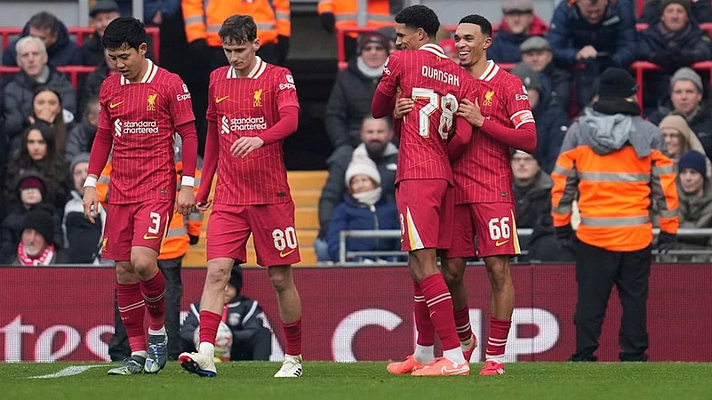 FA Cup soccer Third Round match Liverpool and Accrington Stanley: Trent Alexander-Arnold