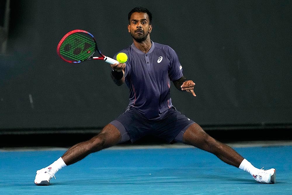 | Photo: AP/Manish Swarup : Australian Open: Sumit Nagal vs Tomas Machac
