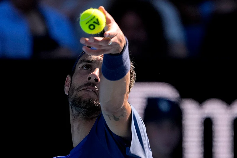 Australian Open tennis Championship photo-Lorenzo Musetti vs Matteo Arnaldi- 1