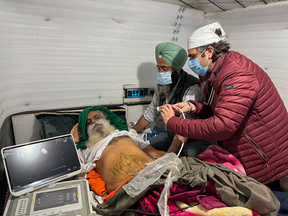 | Photo: PTI : Farmer Leader Dallewal's Fast Nears 50 Days 