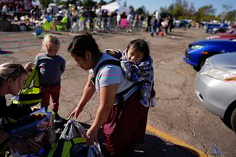 Donations for fire victims pour in at Santa Anita Park