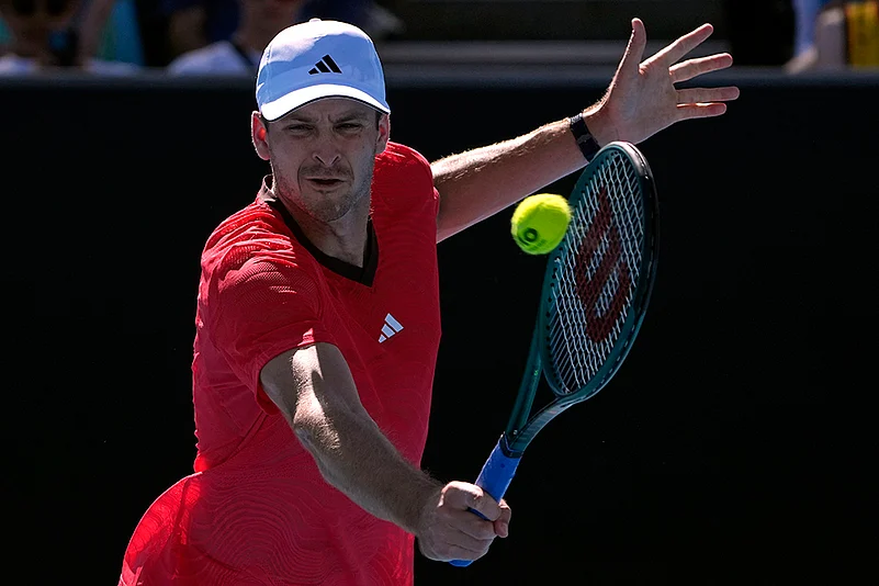 Australian Open tennis Championship photo-Hubert Hurkacz vs Tallon Griekspoor-