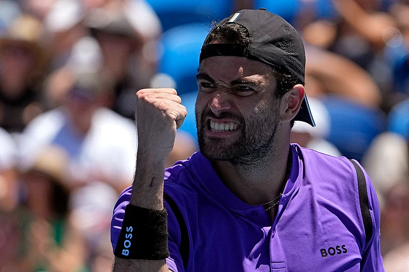 Australian Open tennis Championship photo-Matteo Berrettini vs Cameron Norrie-1