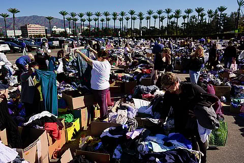 Donations for fire victims pour in at Santa Anita Park