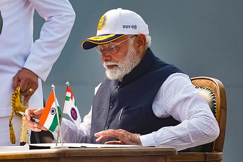 PM at Naval ships commissioning ceremony