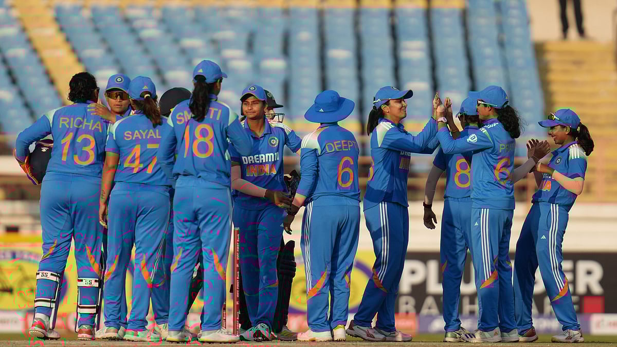 Photo: X | BCCI Women : India Women's national cricket team against Ireland in Rajkot.