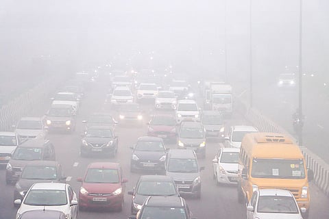 Weather: Fog in Delhi