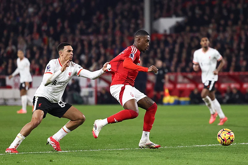 English Premier League soccer Nottingham Forest and Liverpool match: Trent Alexander-Arnold