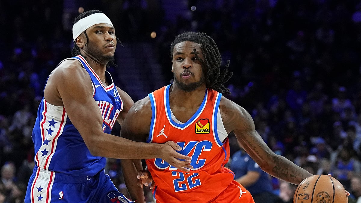 Carson Wallace in action against the Philadelphia 76ers