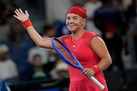 Australian Open 2025: Diana Shnaider reacts after defeating Ajla Tomljanovic