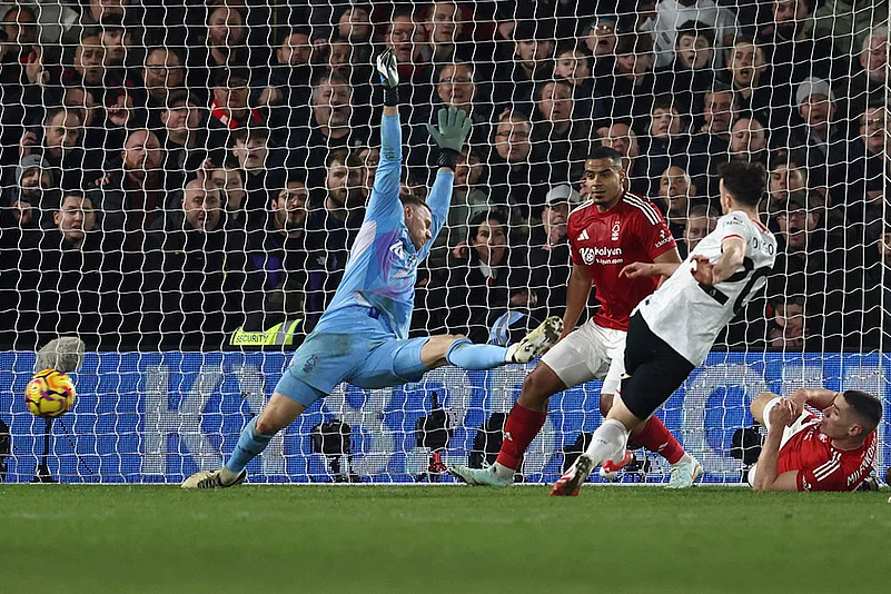 English Premier League soccer Nottingham Forest and Liverpool match: Diogo Jota