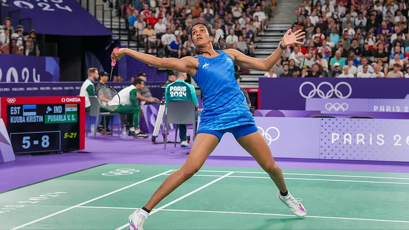 PV Sindhu returns to Estonias Kristin Kuuba.
