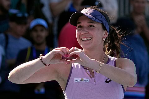 Australian Open 2025: Eva Lys reacts after defeating Varvara Gracheva