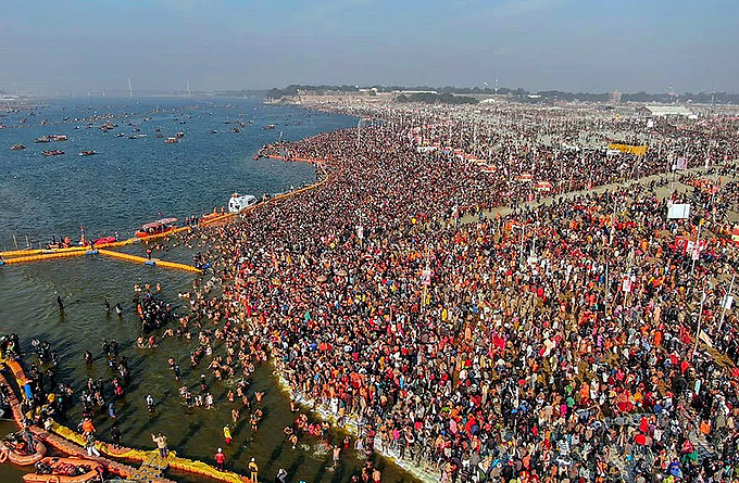 Millions of devotees assembled in Prayagraj to attend Maha Kumbh 2025