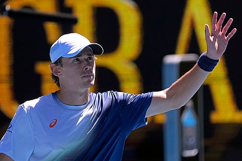 Australian Open 2025: Alex de Minaur waves after defeating Tristan Boyer