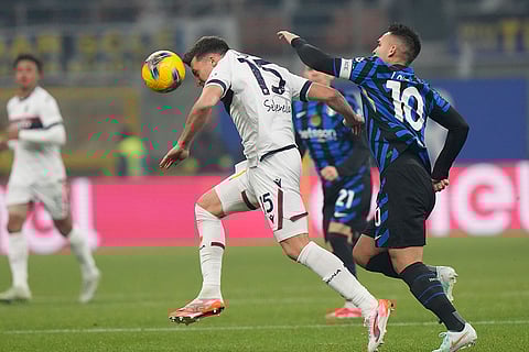 Italy Soccer Serie A: Inter Milan vs Bologna
