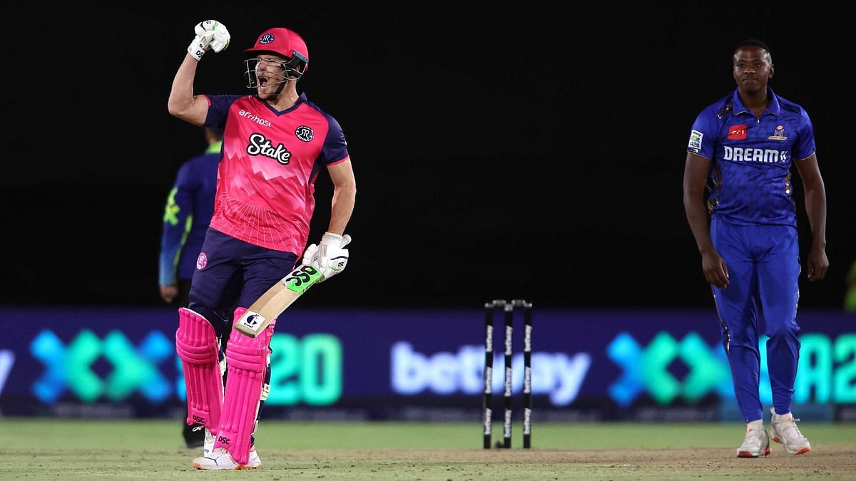 SA20 : Paarl Royals' David Miller reacts against MICT in their SA20 encounter on Wednesday.