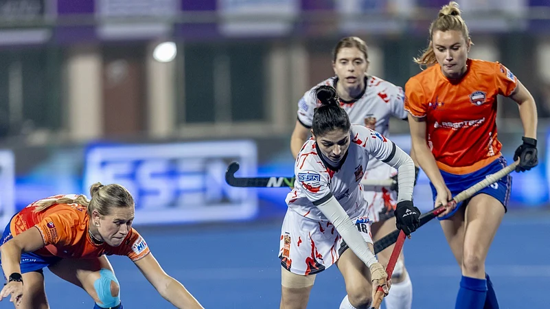 Womens Hockey India League match between Odisha Warriors and Shrachi Rarh Bengal Tigers