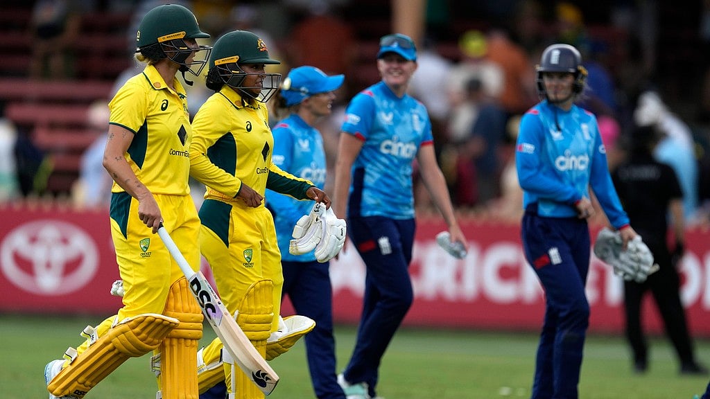 AP : Action from the Australia vs England, Women's Ashes ODI series.