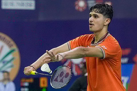 BWF India Open 2025: India's Priyanshu Rajawat during match against Japan’s Kodai Naraoka