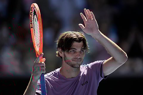 Australian Open 2025: Taylor Fritz celebrates after defeating Cristian Garin