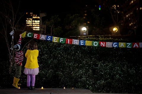 Gaza ceasefire celebration in British Columbia