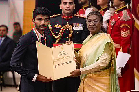 National Sports Awards 2024: Chess Grandmaster Gukesh Dommaraju