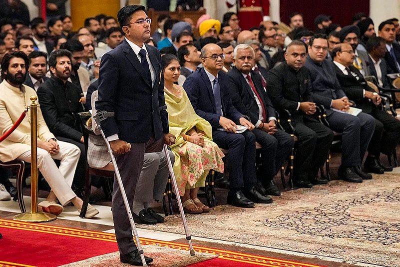 National Sports and Adventure Awards 2024 function at the Rashtrapati Bhavan: Uday Kumar