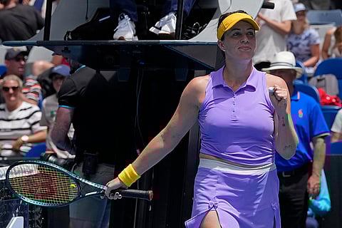 Australian Open 2025: Anastasia Pavlyuchenkova reacts after defeating Laura Siegemund