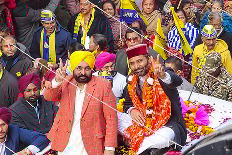 Delhi polls: Bhagwant Mann campaigns