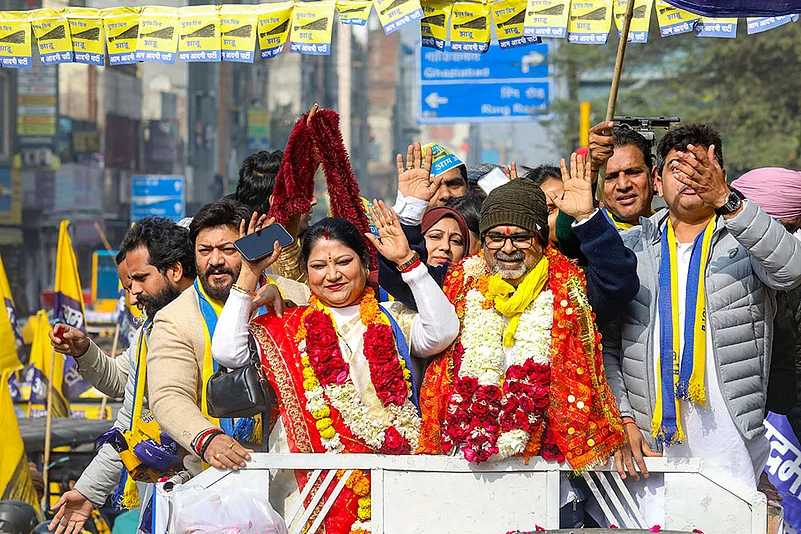 Delhi polls: AAPs Awadh Ojha campaigns