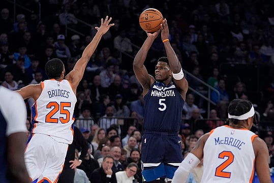 NBA 2024-25: Anthony Edwards Stars In Minnesota Timberwolves' Win Over New York Knicks