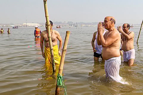 Rajnath Singh at Maha Kumbh Mela 2025