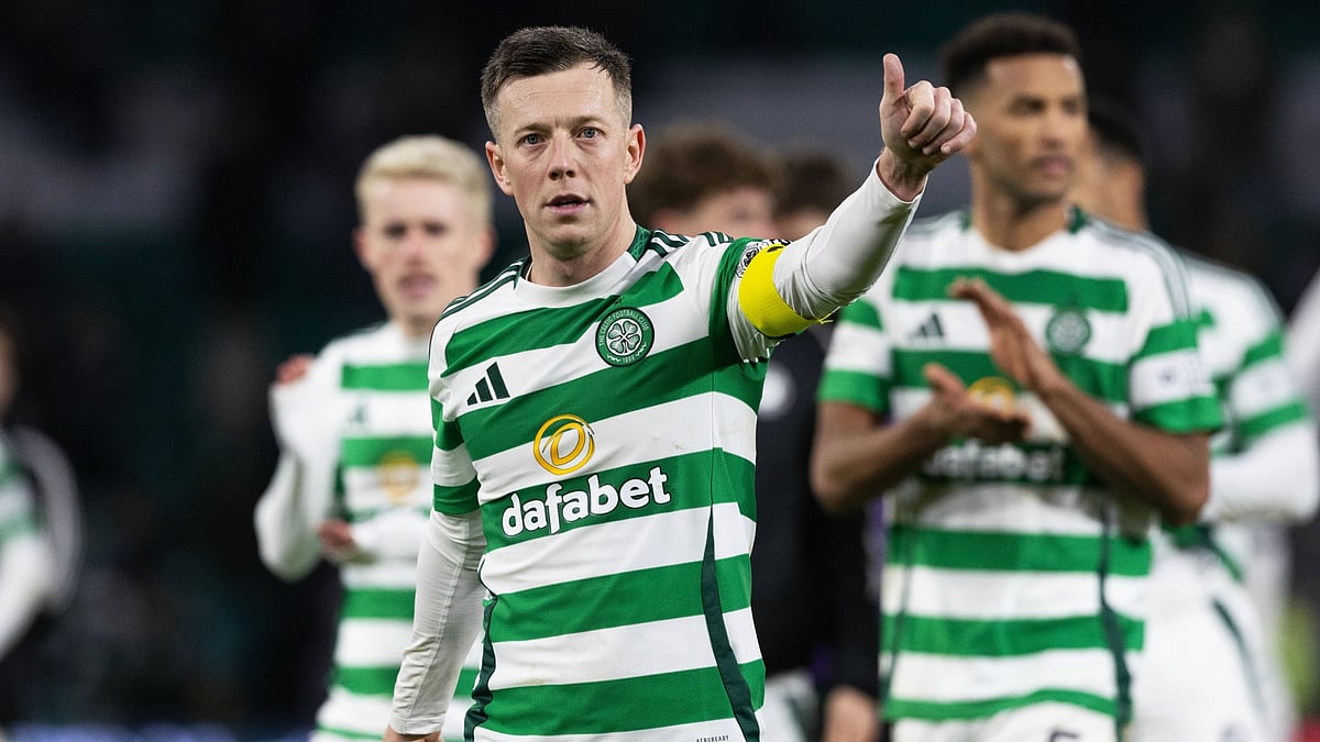 Callum McGregor during the game.