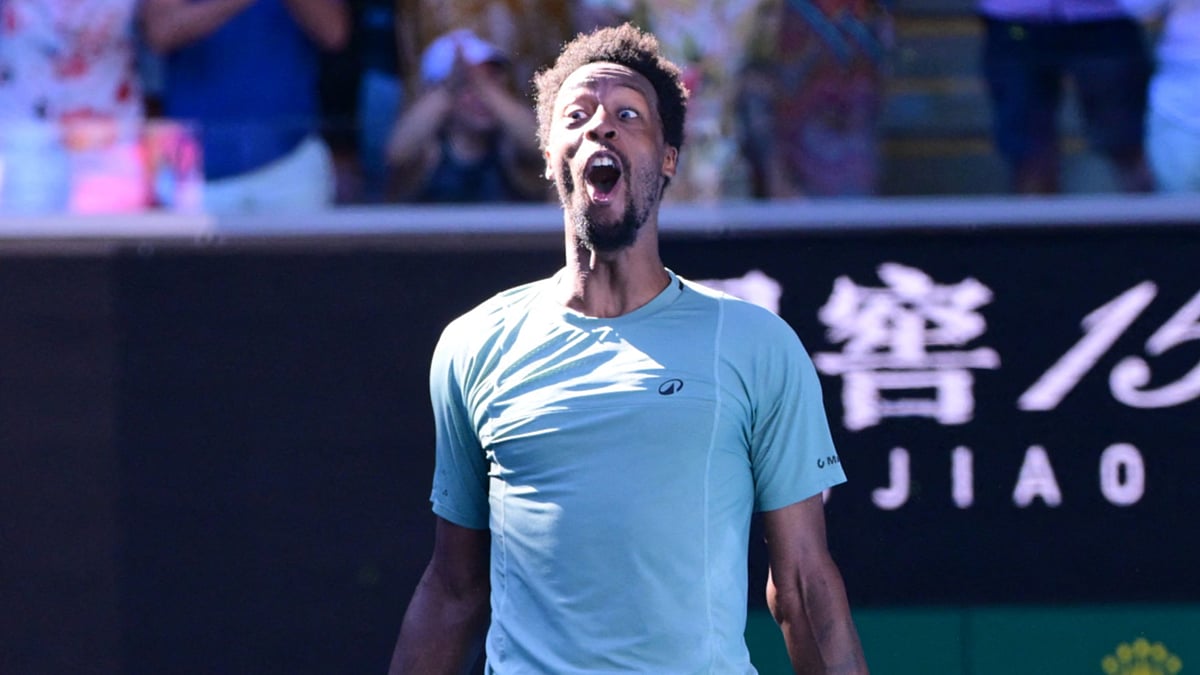Gael Monfils is into round four in Melbourne