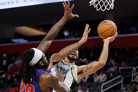 NBA 2024-25: Pacers forward Obi Toppin (1) takes a shot against Pistons