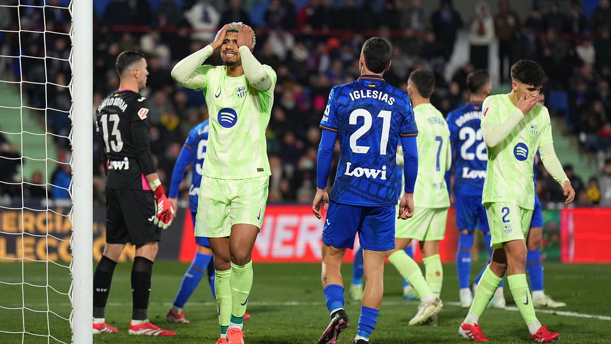 Barcelona were held to a 1-1 draw against Getafe
