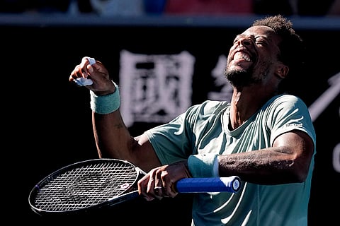 Australian Open 2025: Gael Monfils celebrates after defeating Taylor Fritz