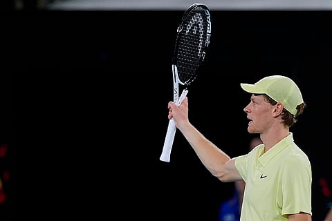 Australian Open 2025: Jannik Sinner waves after defeating Marcos Giron